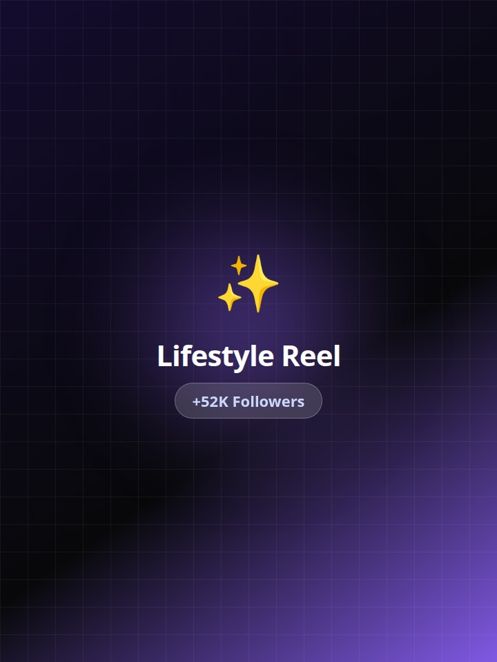 Lifestyle Brand Reel